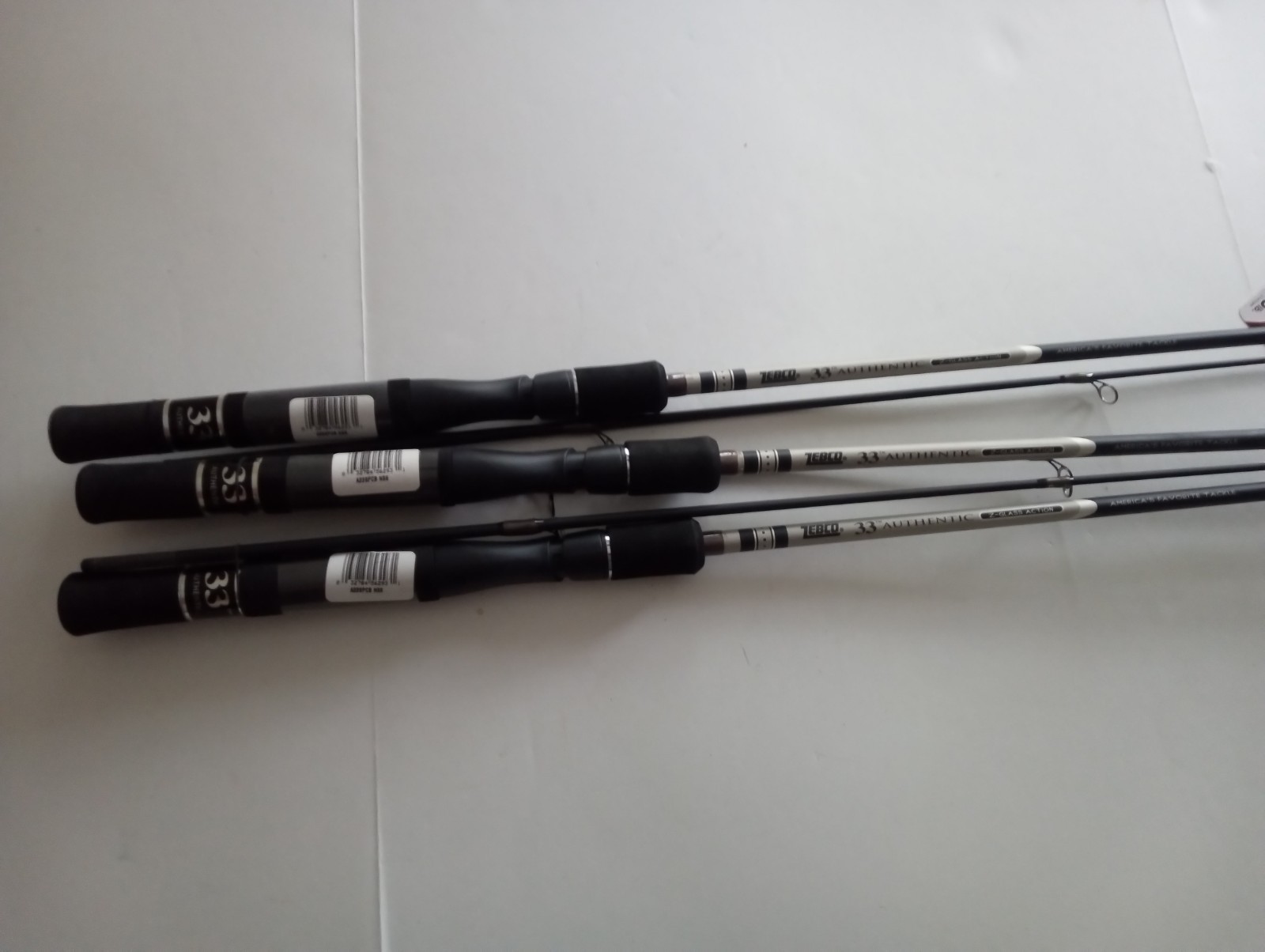 New Zebco Authentic Spinning Z-GLASS Rod Medium 6 Foot