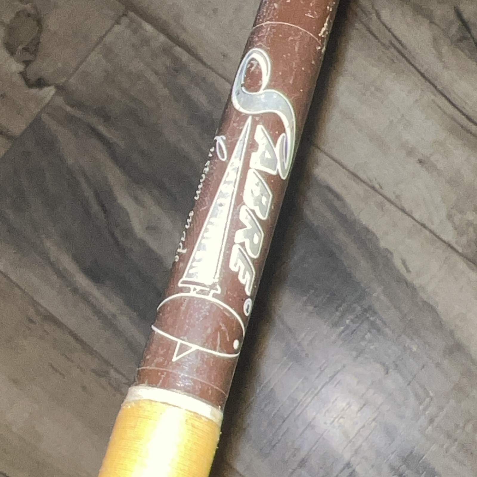 Vintage SABRE Basstroker Custom BaitCasting 5.5’ Rod 8-20lb BS154 Fast Taper USA