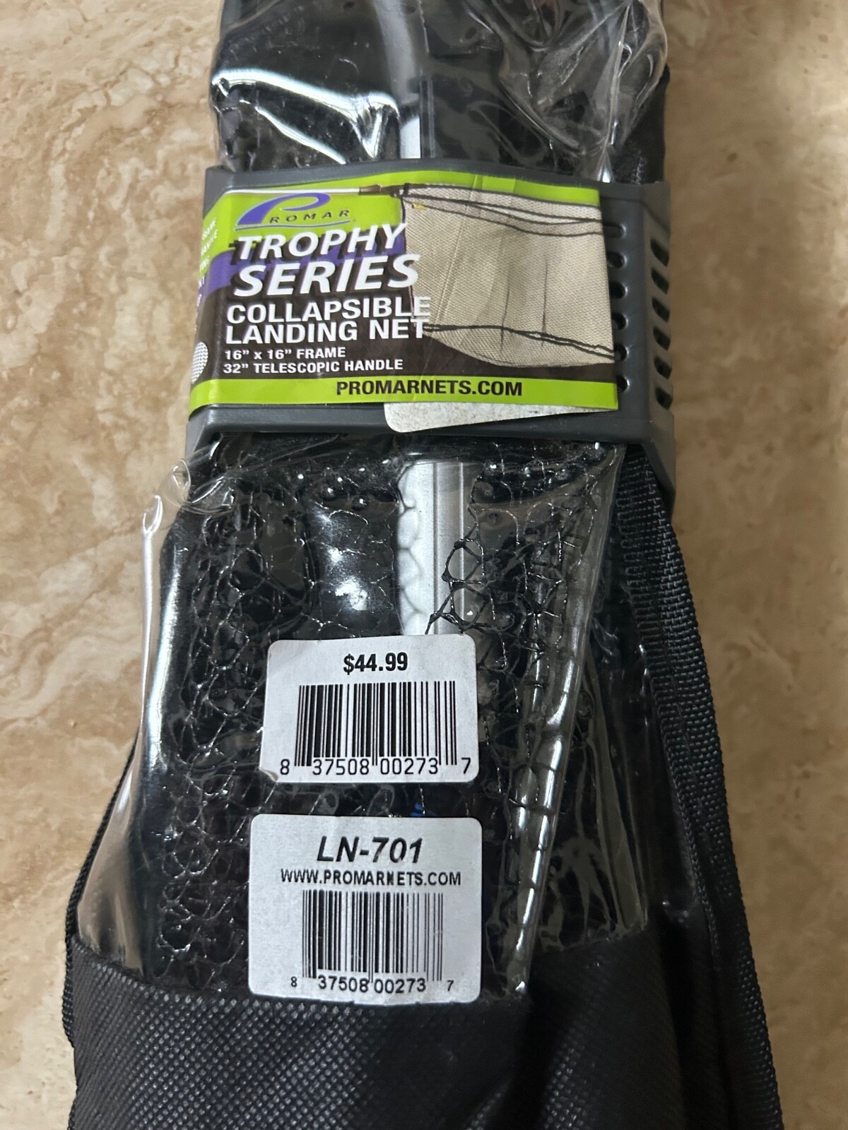 PROMAR New Trophy Series Collapsible Landing Nets Size 16″x16″ MSRP $44.99