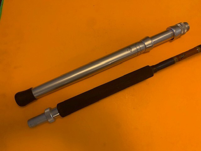 CUSTOM BUILT CALSTAR AC30D 6 FOOT 11 1/2 INCH 30 POUND CLASS BOAT/TROLLING ROD