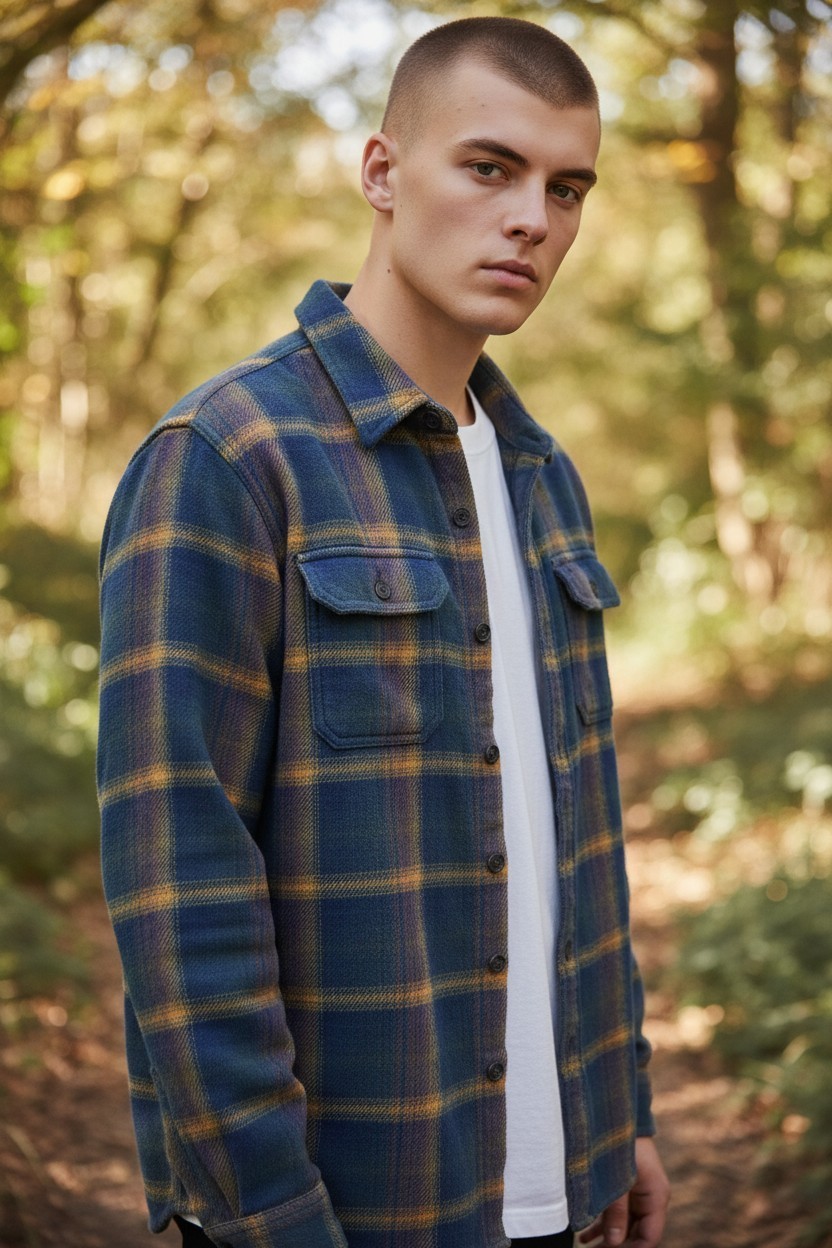 Orvis Men’s Size XL Outdoor Cabin Wear Flannel Long Sleeve Thick Double Knit