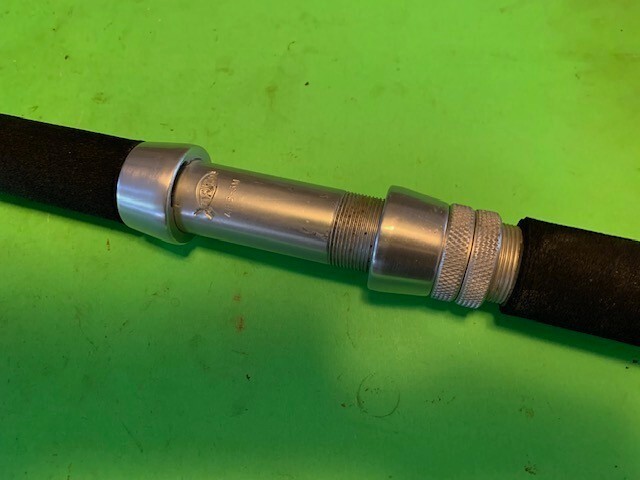CUSTOM BUILT CALSTAR T6455XXH 5 FOOT 2 INCH 50 TO 120 POUND RATED FISHING ROD