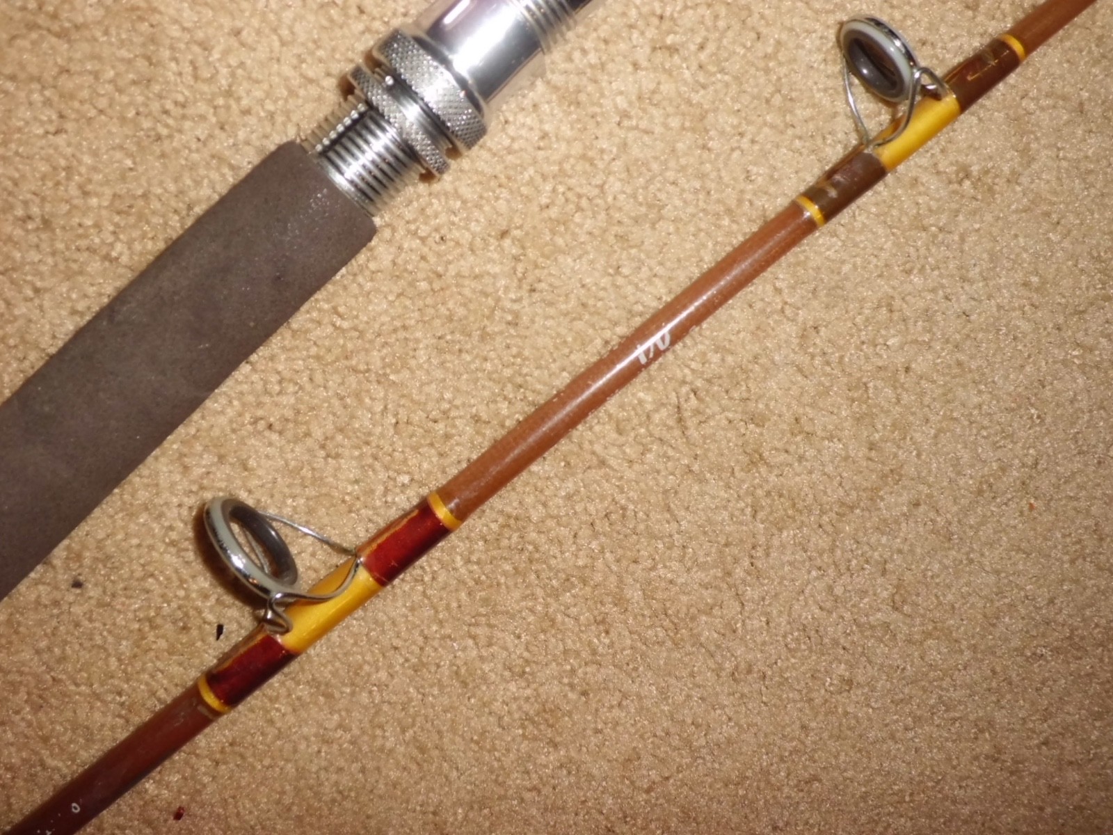 Vintage SABRE Nypoxy Glass 5020C Conventional Rod made in USA- 20-50 lb test