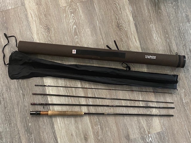 W.W. Grigg Custom Made GX904-5 9′ 5-6 wt Line 4 Pc Fly Rod W/ Case