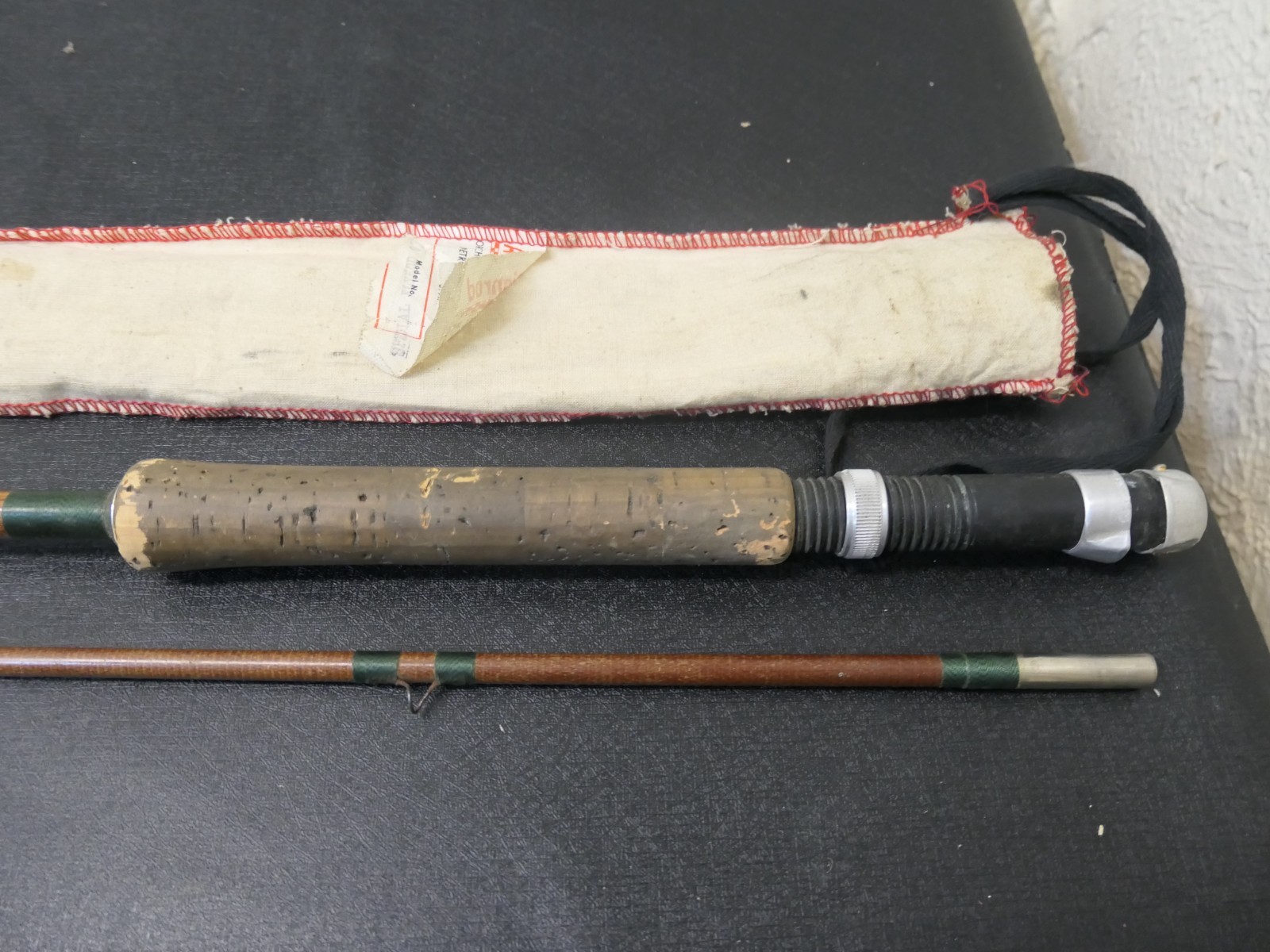 Vintage ACTIONGLAS Tubular Glass Special 9′ Fly Rod