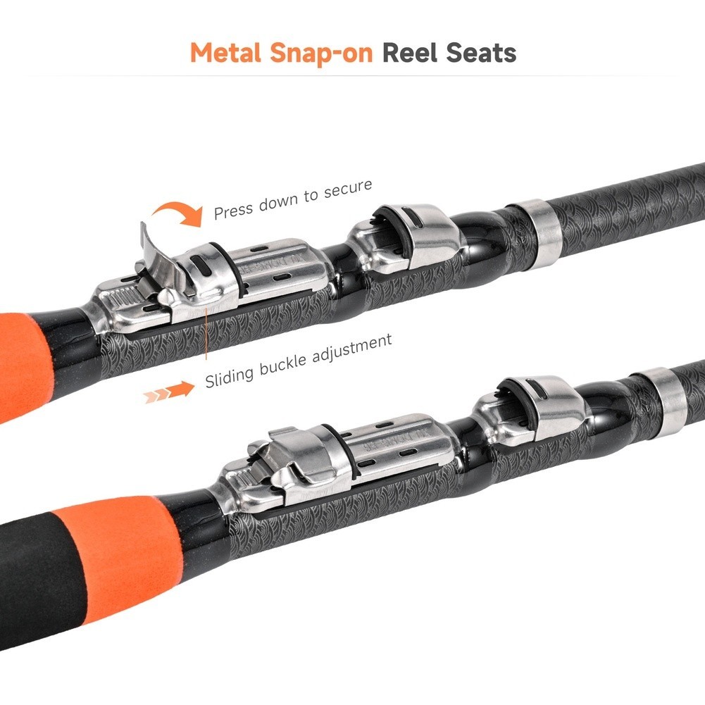 For MINI Fiberglass Sea Rod 30.5cm to 180cm Portable Rock Fishing Tool