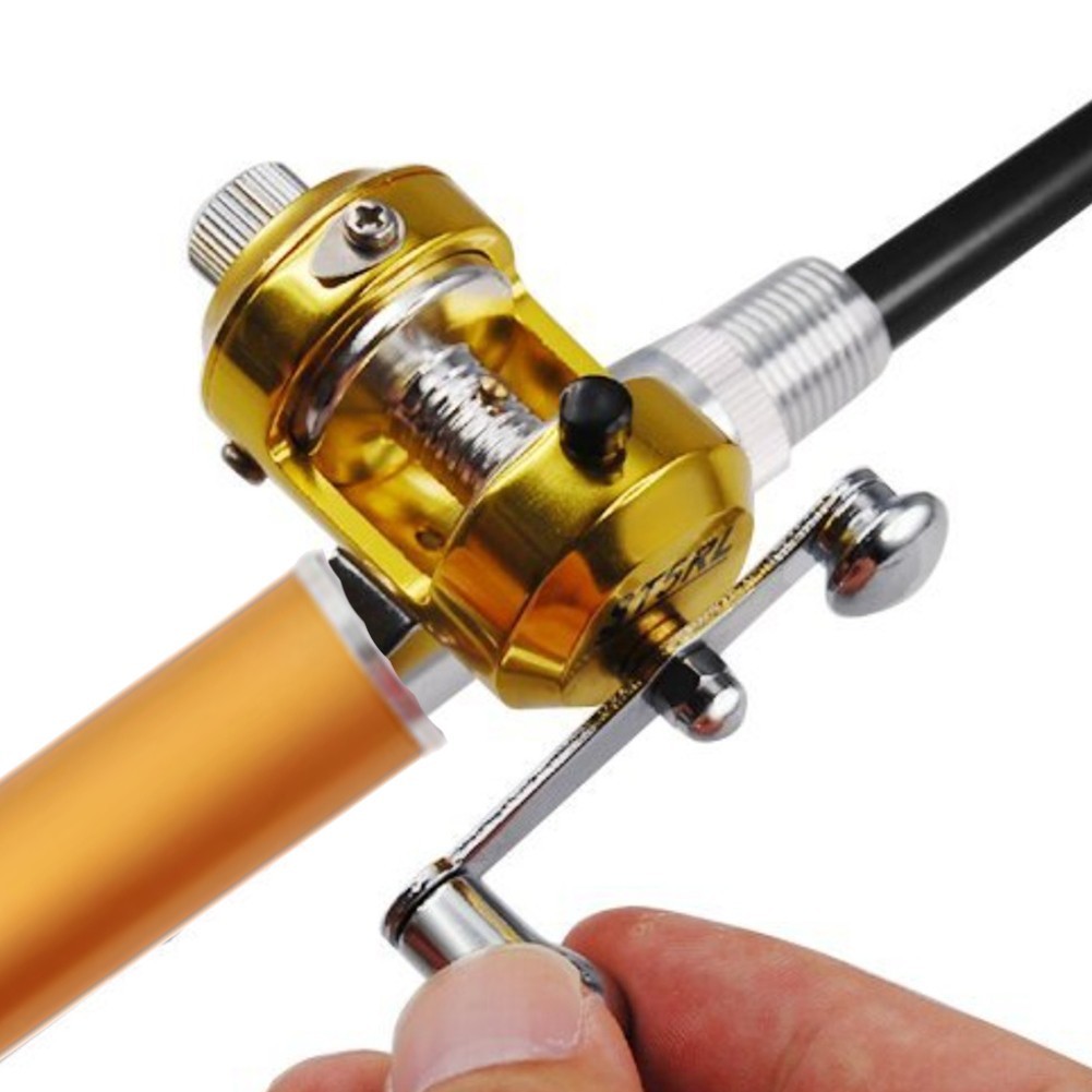 1 Meter Fiberglass Fishing Rod with Large Hole Rings and Fast Heat Dissipation