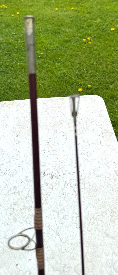 Vintage St Croix Chippewa 6′ 9″ Fly Rod 2 Pc Fishing Pole Fiberglass-Cork Handle