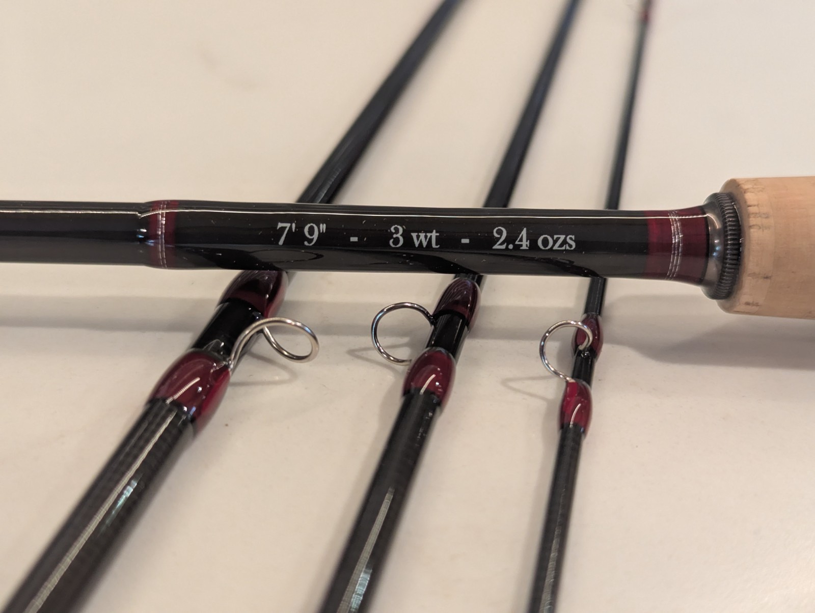 7′ 9″ 3-wt (4 pc) Great small stream dry fly rod