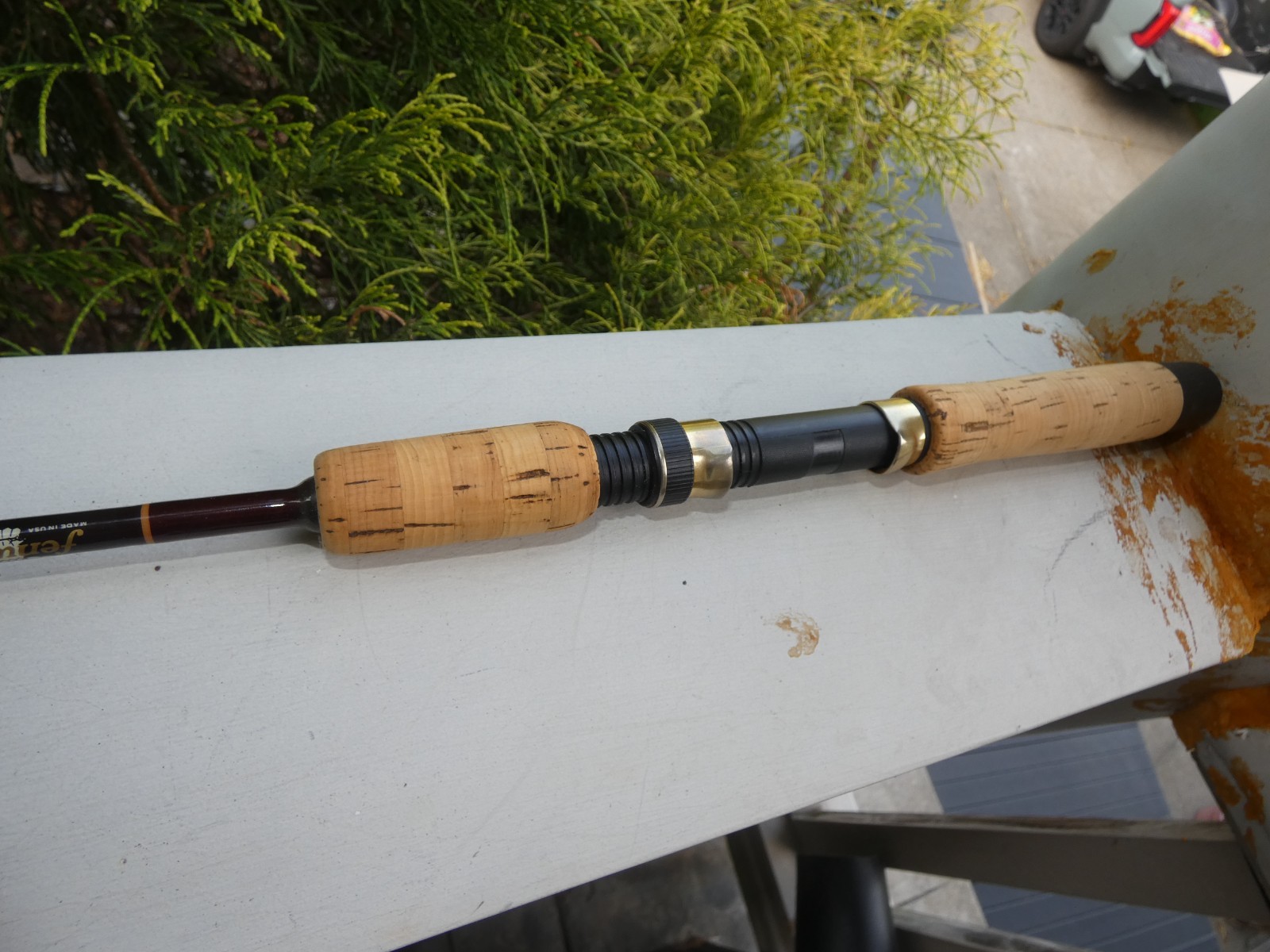 RARE VTG FENWICK HMG IRON HAWK USA MADE H952 1 PC 5.25′ SPINNING FISHING ROD