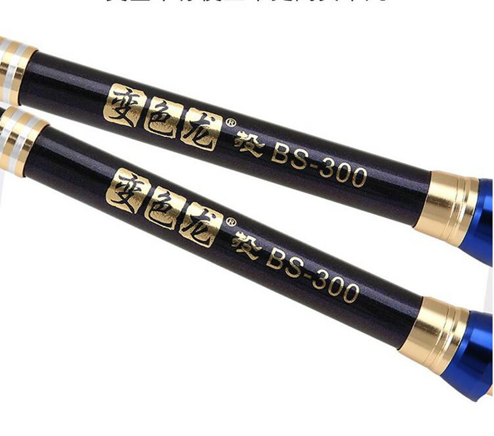 Portable Spinning Fishing Rods Carbon Fiber Travel Sea Pole Rock 2.1M-3.6M Rods