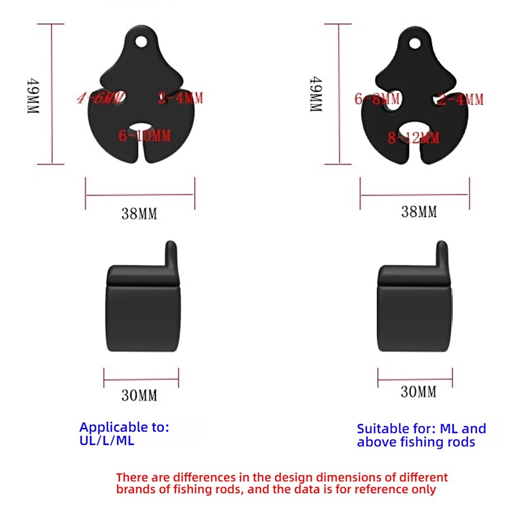 Precision-Made User Friendly Easy to Use Lure Rod Binder Hanger Small Large Size