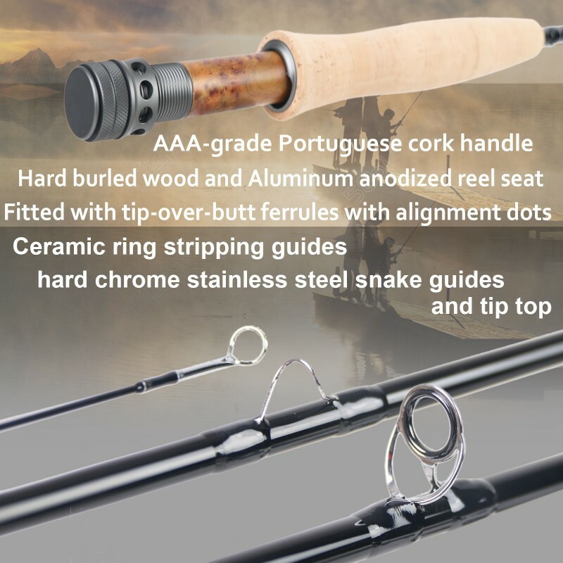 Nano Nymph 2/3/4WT 10ft IM12 Toray Carbon Fast Action Nymph Fly Fishing Rod