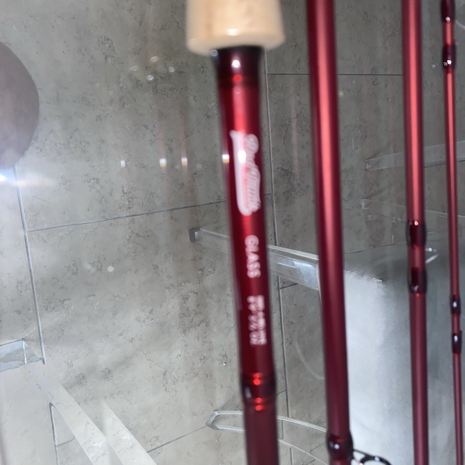 Red Truck Glass 889-4 #8 Line 8’9″ 5-1/2oz, 4pc Fly Rod-NEW with tribe & Sock!!!