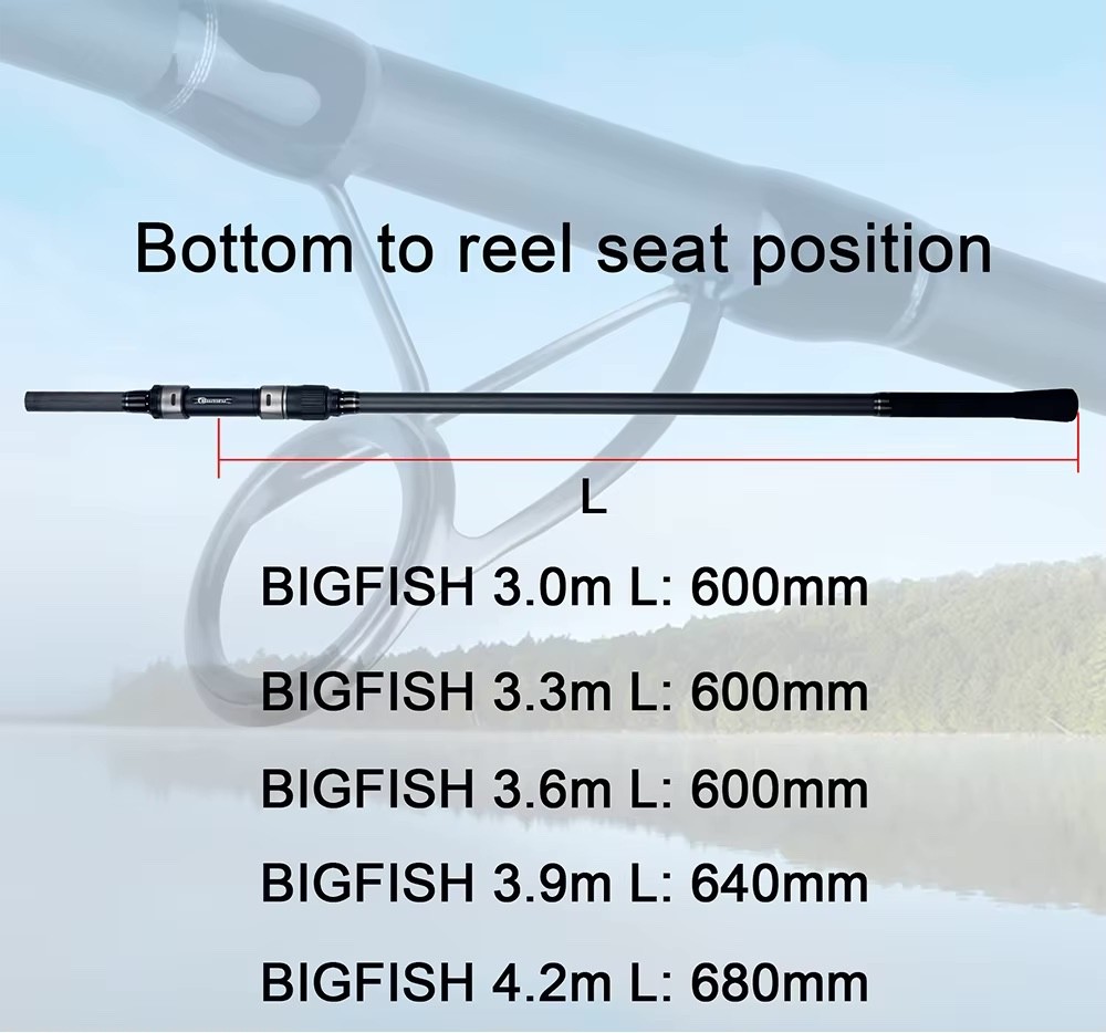 Big Fish Vacation Travel Fishing Rod Carp Coarse Freshwater Rods Various