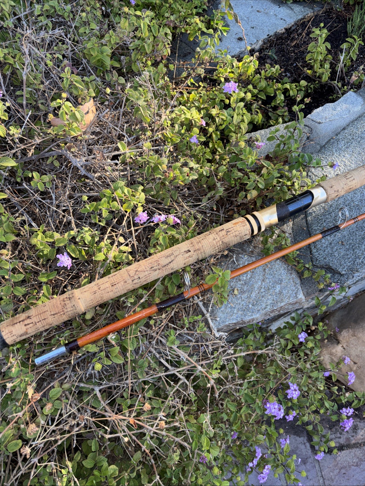 Roddy CARBOLO Custom Made 8’6″ Genuine Epoxy Glass Spinning Fishing Rod USA #A