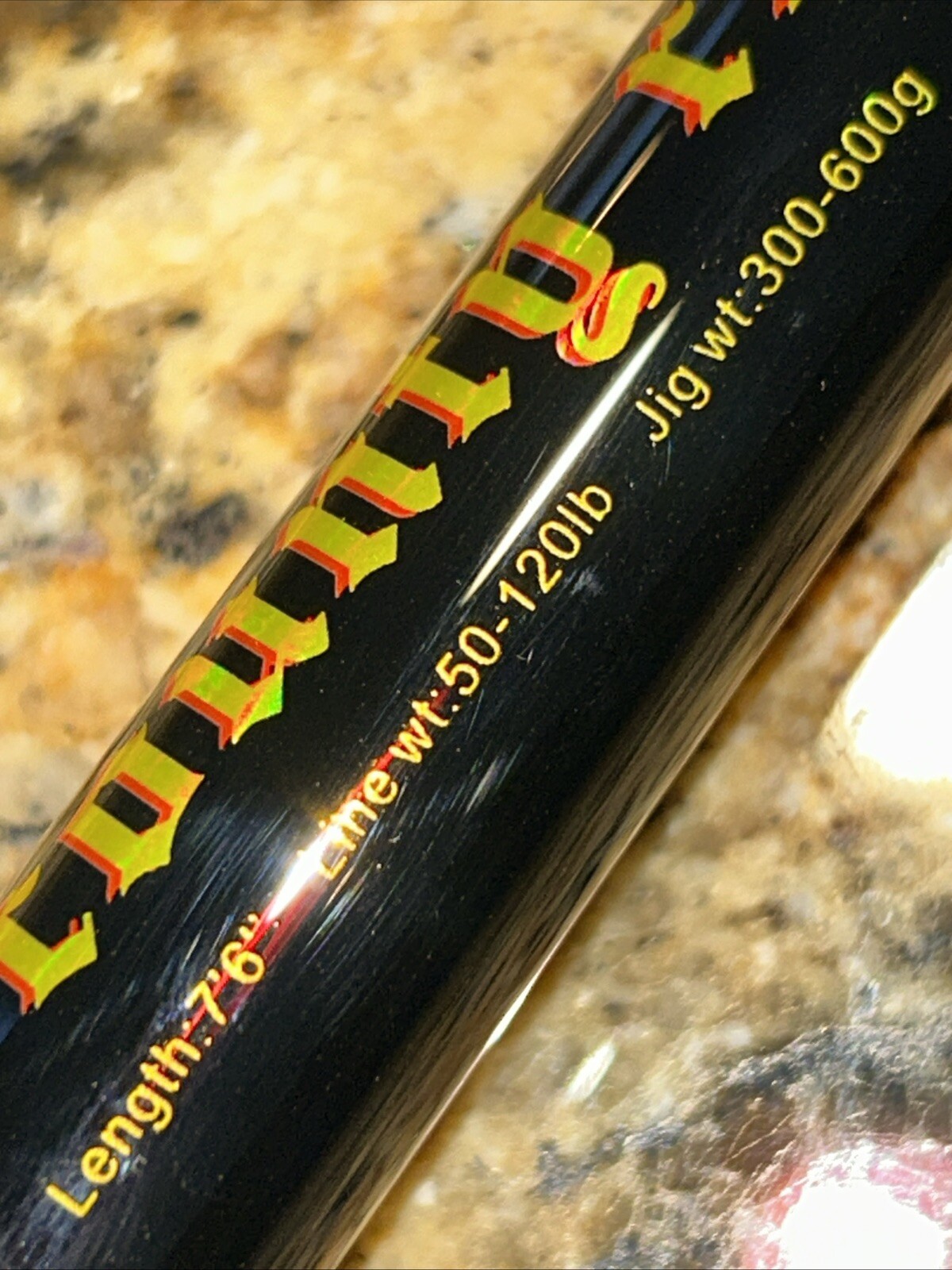 Tuna Rod 50-120lb. 7ft. 6in. San Diego Big Fish 300-600 gr. Jigs 600. VALUE