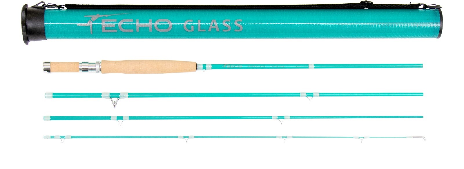 Echo River Glass 369-3 Fly Rod, 6’9″- 3wt – 3pc – Color GG Glacier – NEW