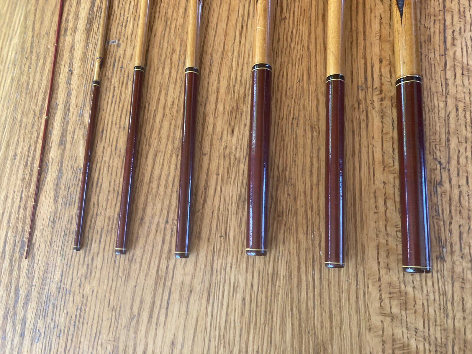 RARE ANTIQUE TENKARA JAPANESE FISHING BAMBOO ROD WITH MAKERS MARK