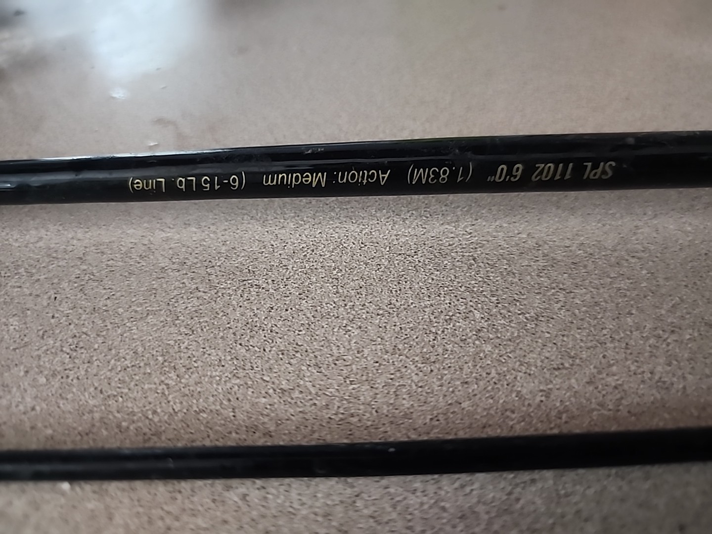 SHAKESPEARE SPL 1100 7′ UGLY STIK 2 PC MEDIUM ACTION FISHING ROD 6-15 Lb Line