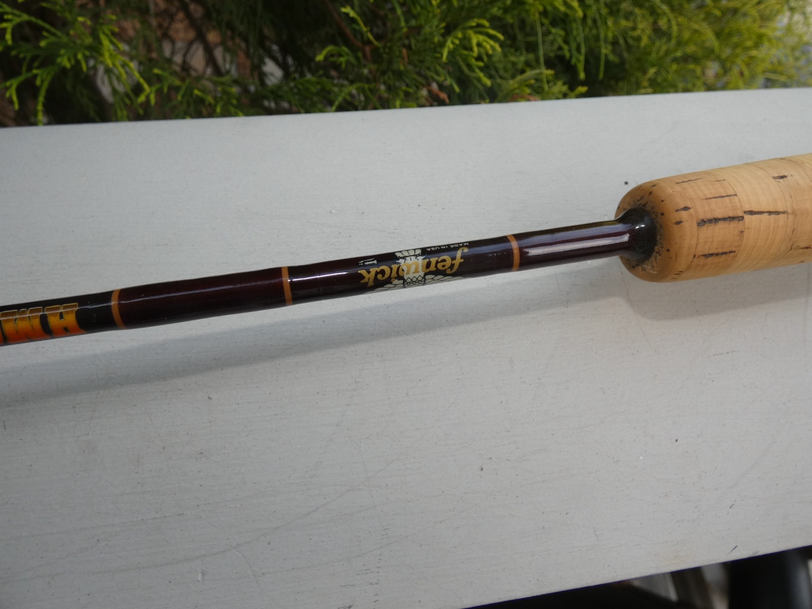 RARE VTG FENWICK HMG IRON HAWK USA MADE H952 1 PC 5.25′ SPINNING FISHING ROD