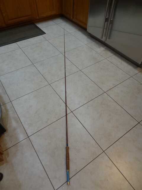 Vintage Garcia Conolon 8′ Live Fiber Classic 409 Fishing Glass Pole USA 1-Owner