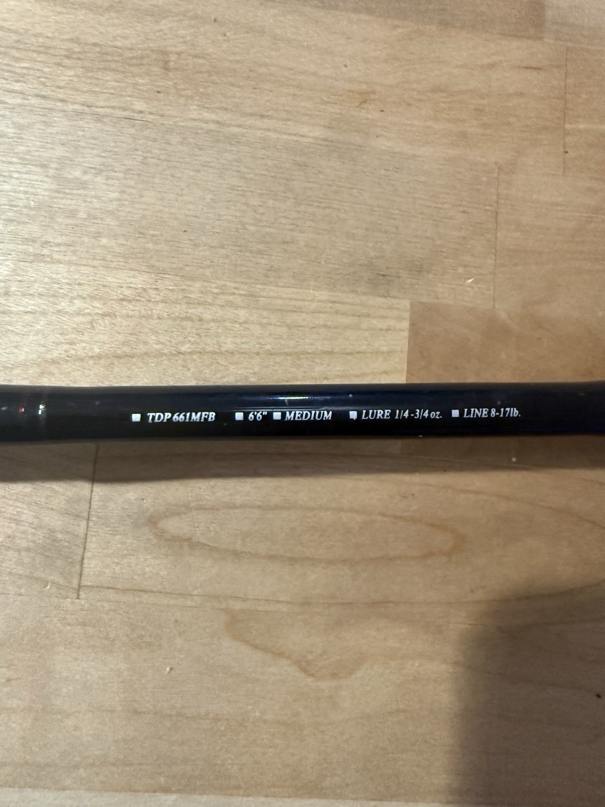 Team Daiwa Pro TDP661MFB 6’6 Medium Casting Rod IM7 Graphite Fuji Cork