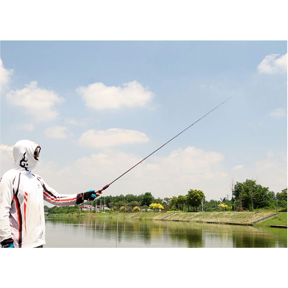 Fishing Rod Carbon 8 Section 1.68/1.8m Shrinkable to 27cm for 2g-8g Bait