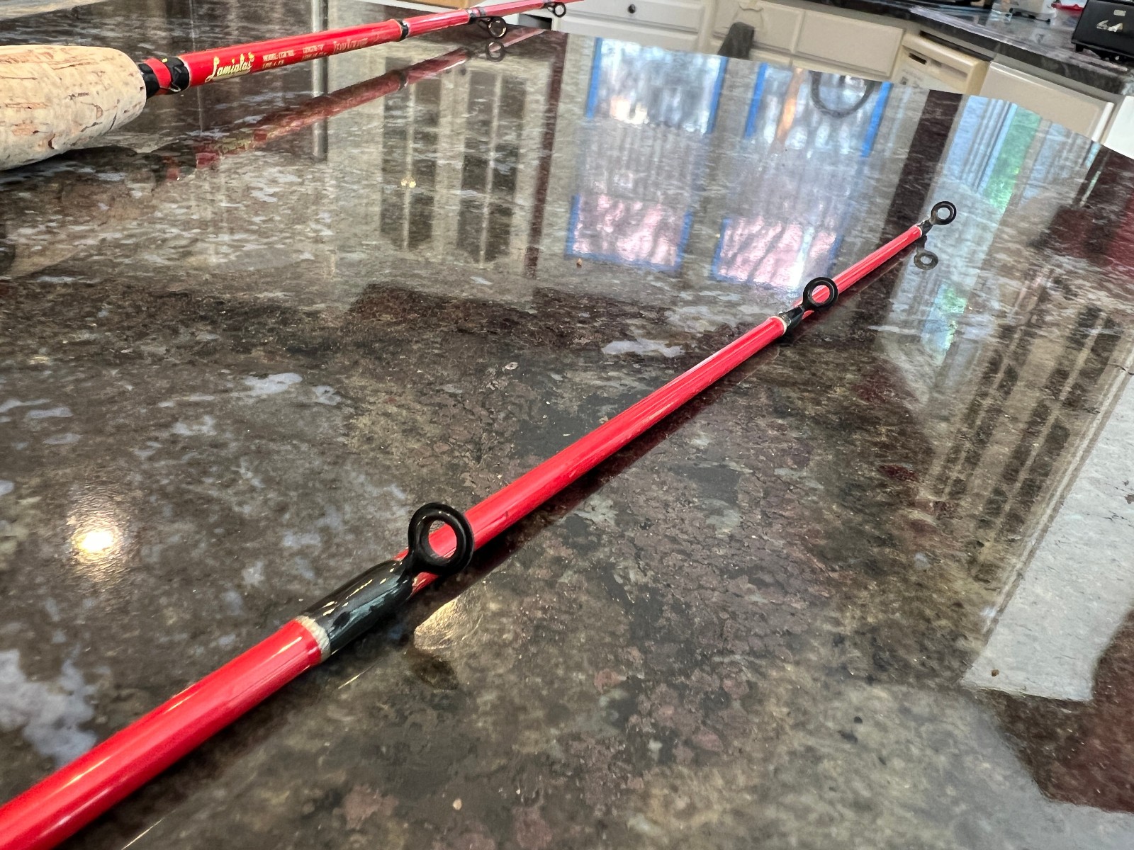 Lamiglas CGR 762 L Team Kokanee 7’6″ Rod Jared Johnson BROKEN TIP 4-8lb