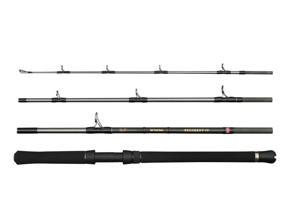 Superb Penn Regiment 4 Boat Travel 7ft6in 4pc 30/50lb Saltwater + Tube 1620460