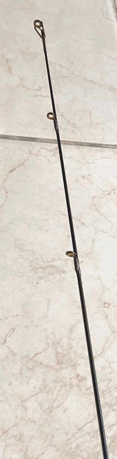 High modulus Graphite Trout Spin Rod – 2 section 9’0″ – Light Guides -New