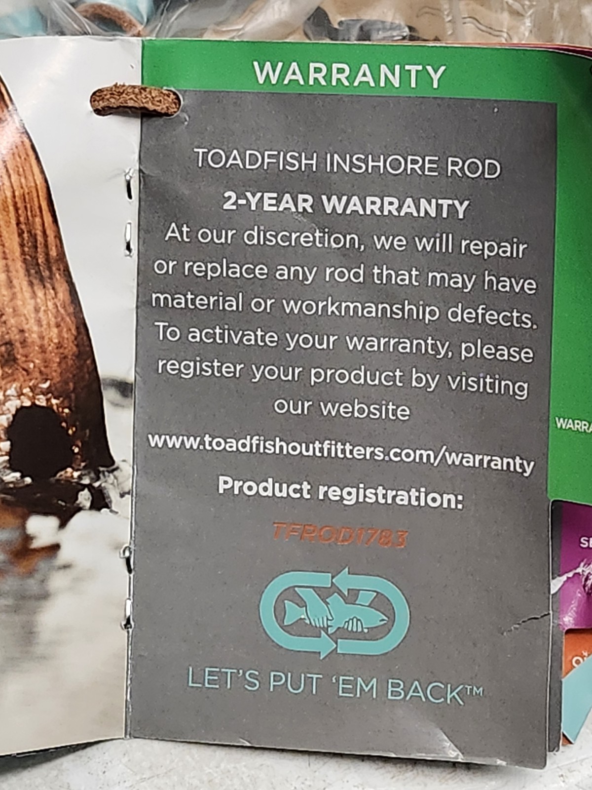 Toadfish TF72MH-FS-2PC 🐟 NEW