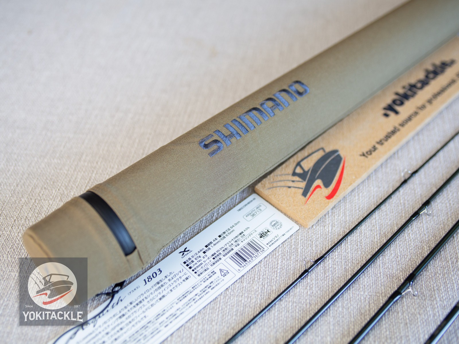 G Loomis & Shimano ASQUITH J803 8’0″ft Fly Rod 4-Piece