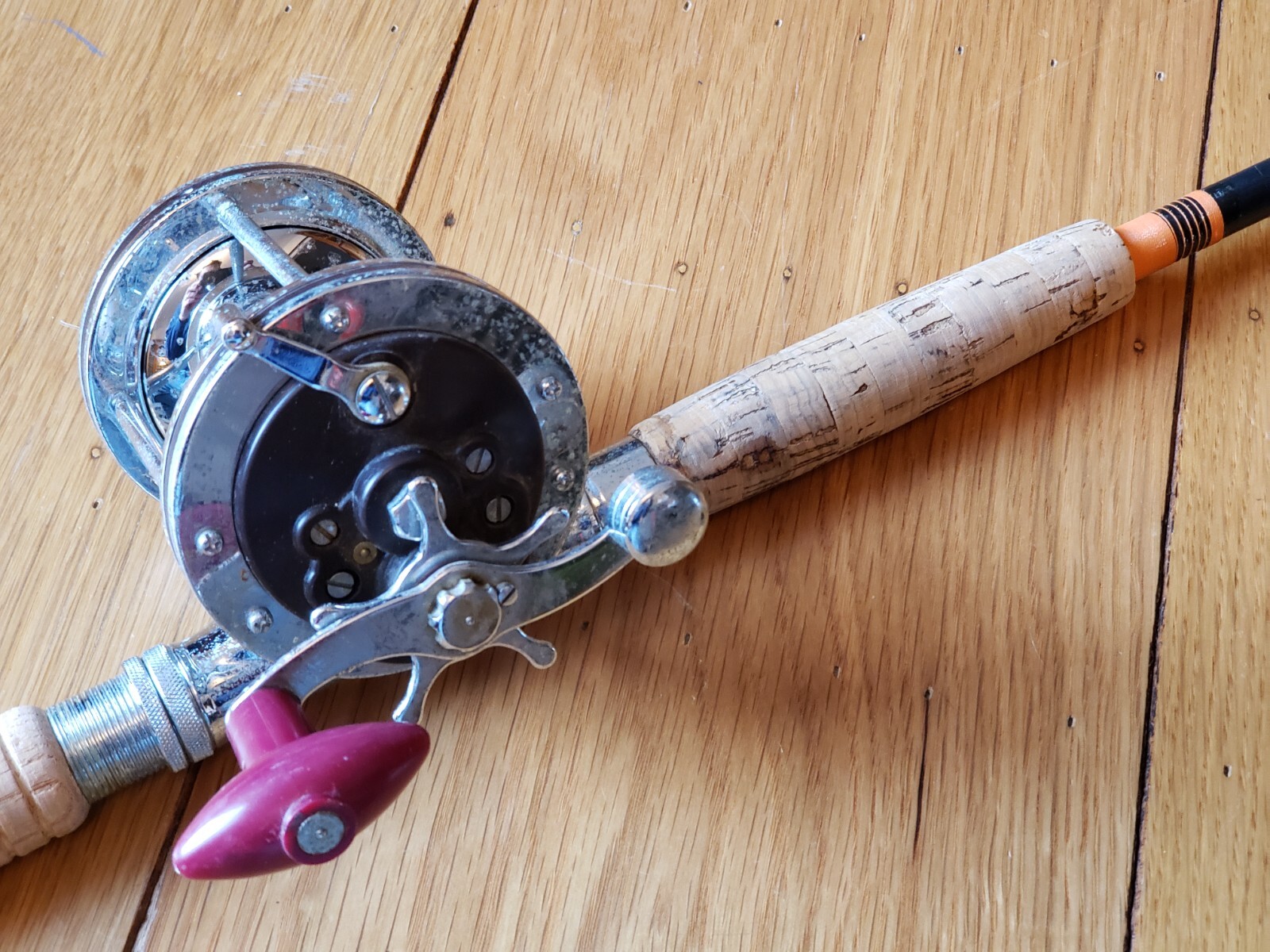 Fishing Reel, Hurricane 340 + Shakespeare SS191 Rod 6’0 Medium Heavy, USA
