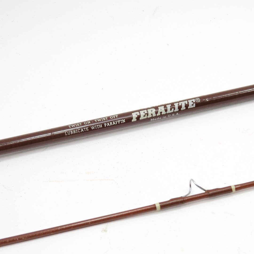 Fenwick FF605 Fiberglass Fly Rod. 6’ 5wt. W/ Tube & Sock. Made in USA.