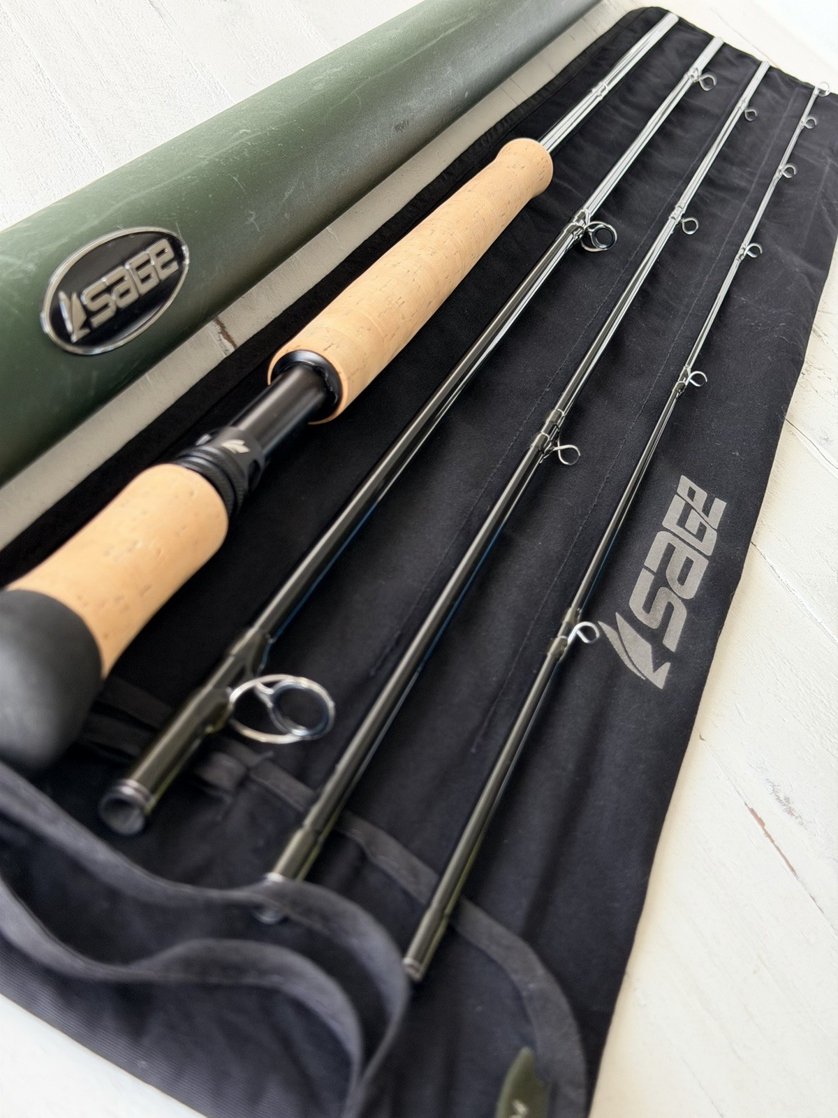 **BEAUTIFUL** 🔥 SAGE X 7wt. 11’ft~4pc Switch/Spey Flyrod🔥~LEGENDARY~🔥