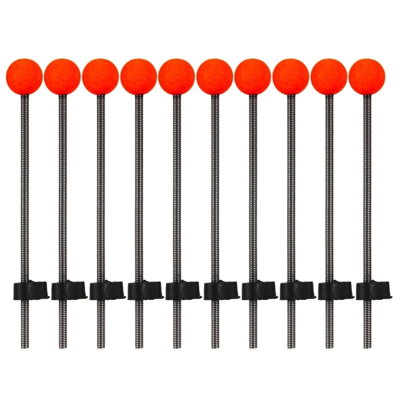 10Pcs Ice Fishing Rod Tip Spring Ball Low Temperature Resistant Good Toughness