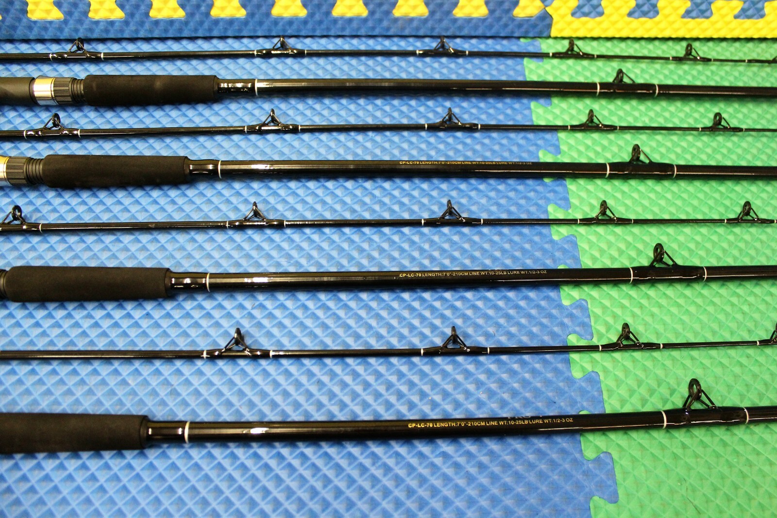 Okuma Black Classic Pro 7′ 0″ Lead Core Trolling Rod CP-LC-70 4-Pack!