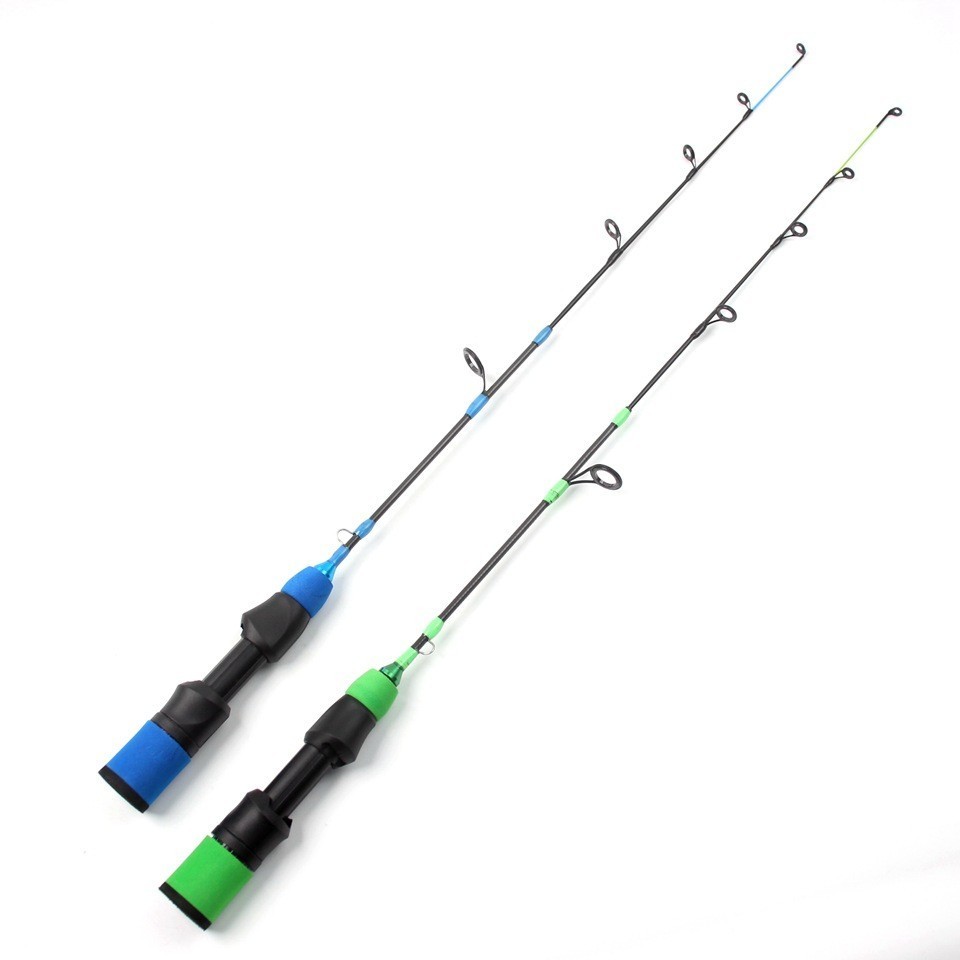 Ice Fishing Rod Carbon Fiber Fast Action Casting Spinning Travel Rod Carp 55cm