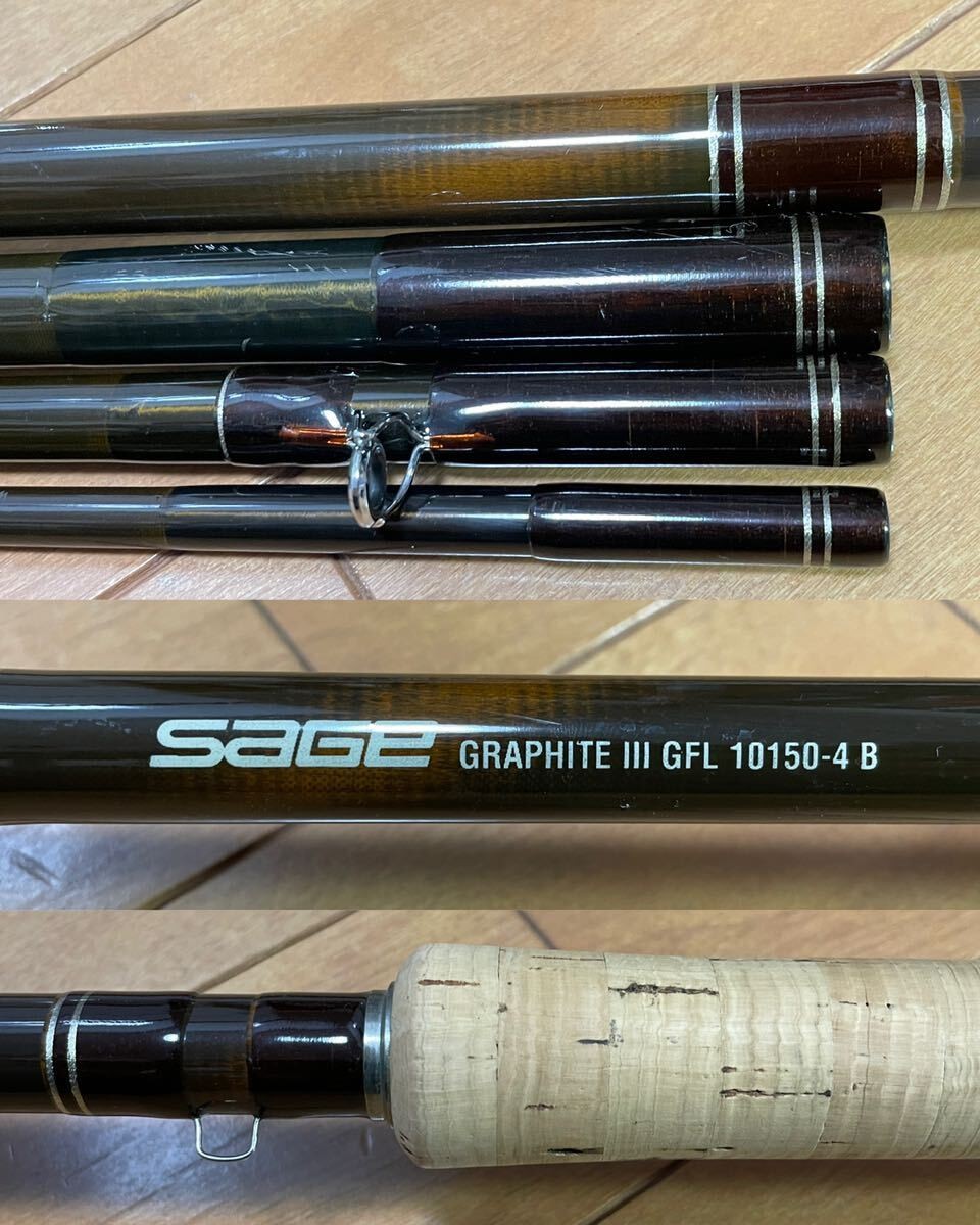 SAGE Graphite 3 GFL 10150-4B 15’0 #10 4-piece Double Hand Spay Fly Rod