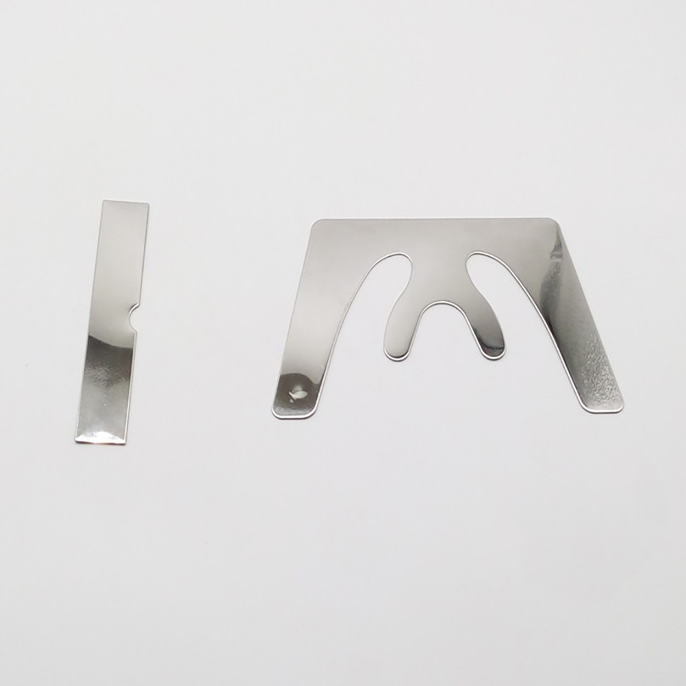 2 Pcs Stainless Steel Plate Fox Plane