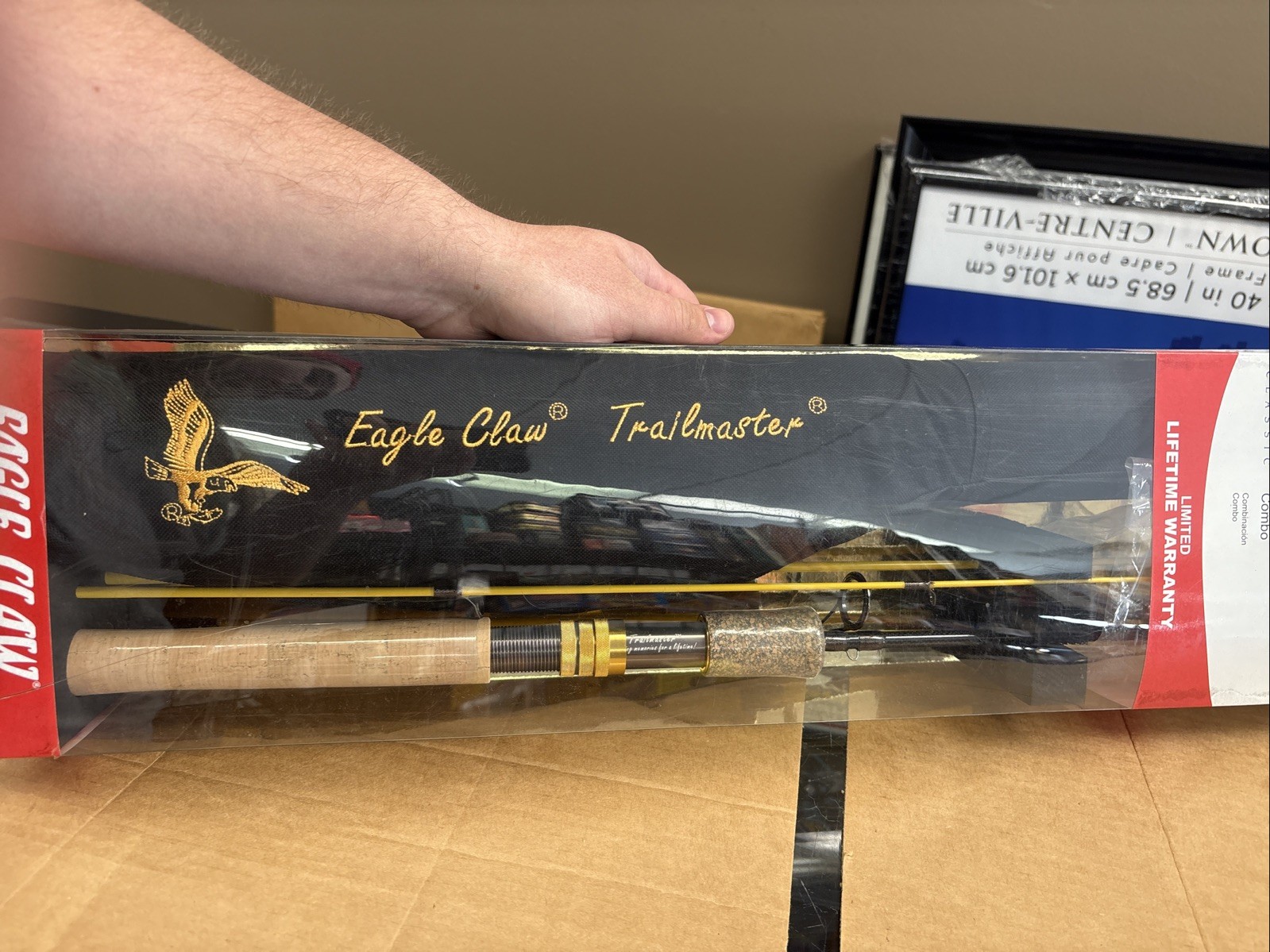 Eagle Claw Trailmaster Travel Pack Rod Combo TM-M66S4C 6’6” Medium