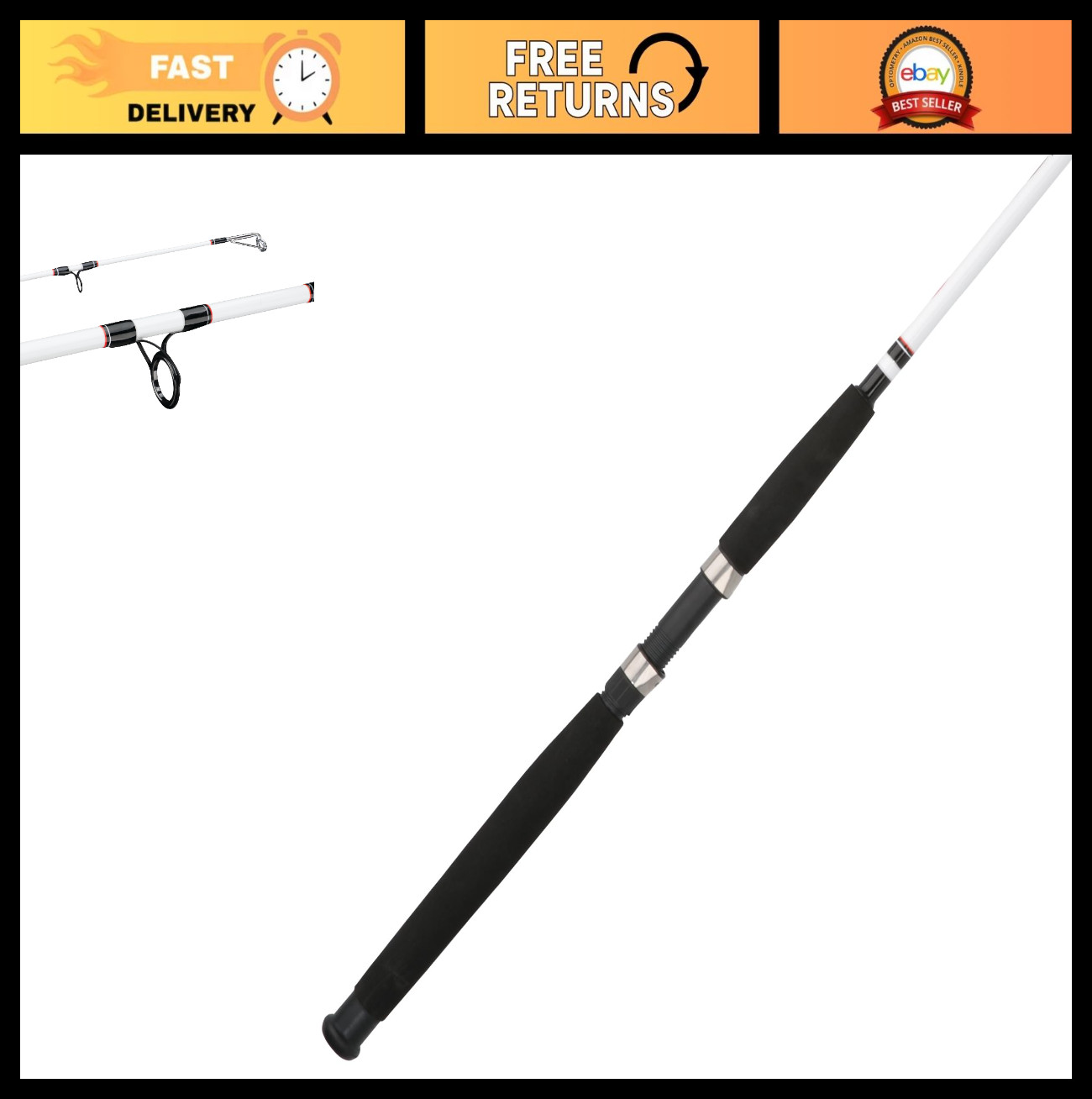 Big Game Spinning Fishing Rod – Durable, Lightweight, Perfect for Anglers