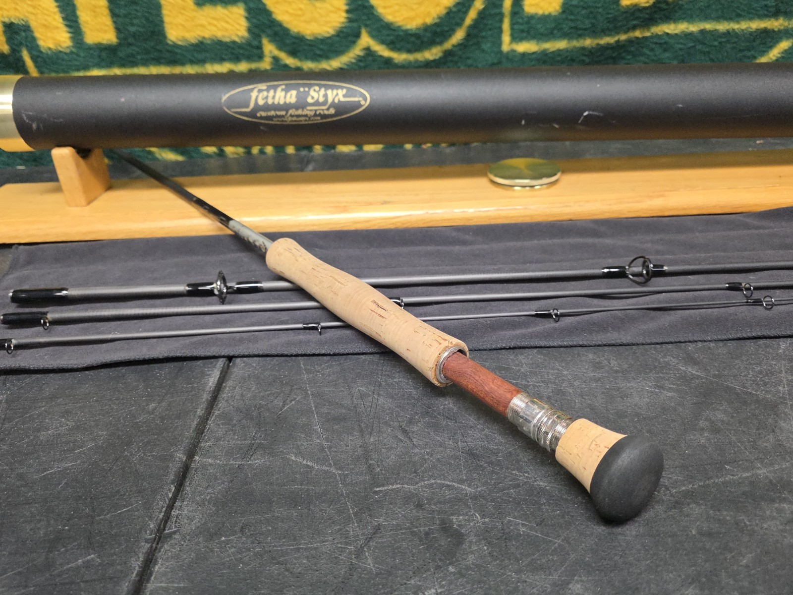 Fetha Styx Fsf Pro 906.4 9′ 6 wt. Fly Fishing Graphite Rod 4 Piece w/ tube