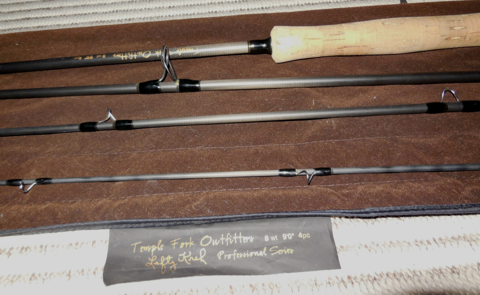 TFO Lefty Kreh Professional Series 4 pc. Fly Fishing Rod 8 Wt. 9′
