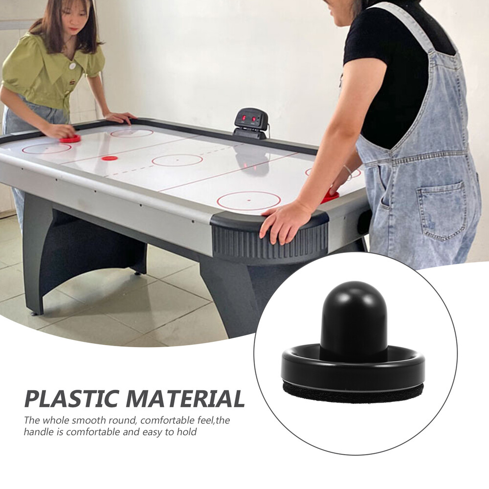 1 Set Game Supplies Air Hockey Table Pushers Air Hockey Accessories Black