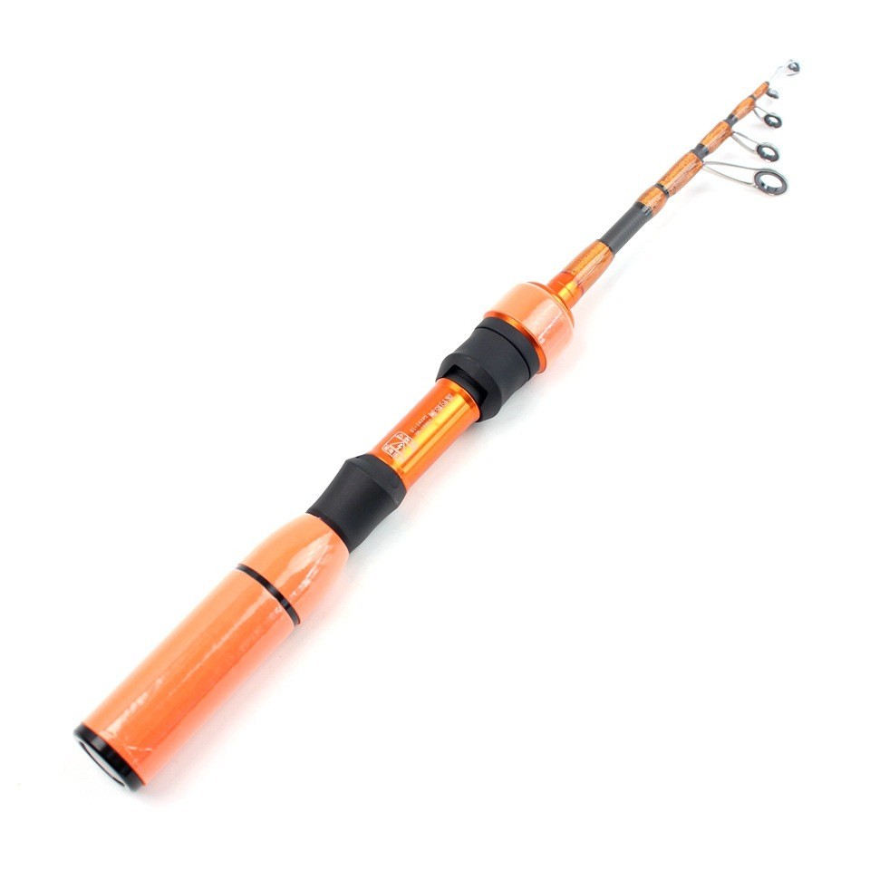 Travel Spinning Rod 5ft 5.6ft 2-6lb Telescopic Casting Rod Carbon Trout