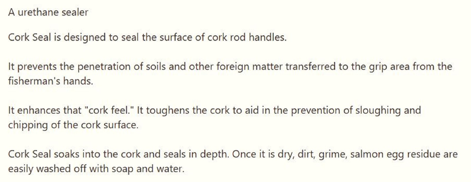 U40 Rod Building U40-3 Cork Seal 2oz (3008)