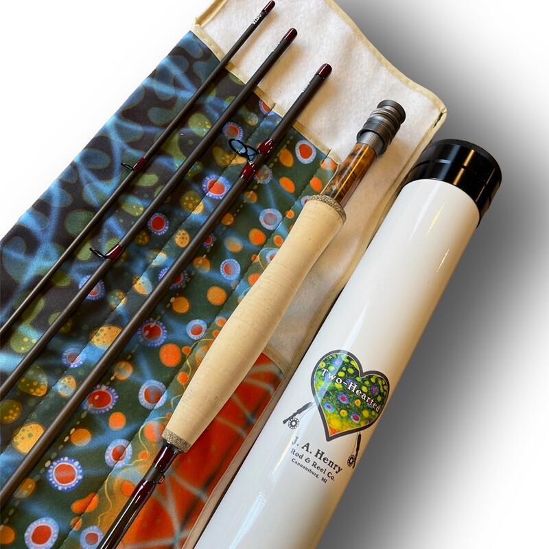 Two-Hearted 5wt. 9′ Fly Rod w/ Carbon Fiber Tube