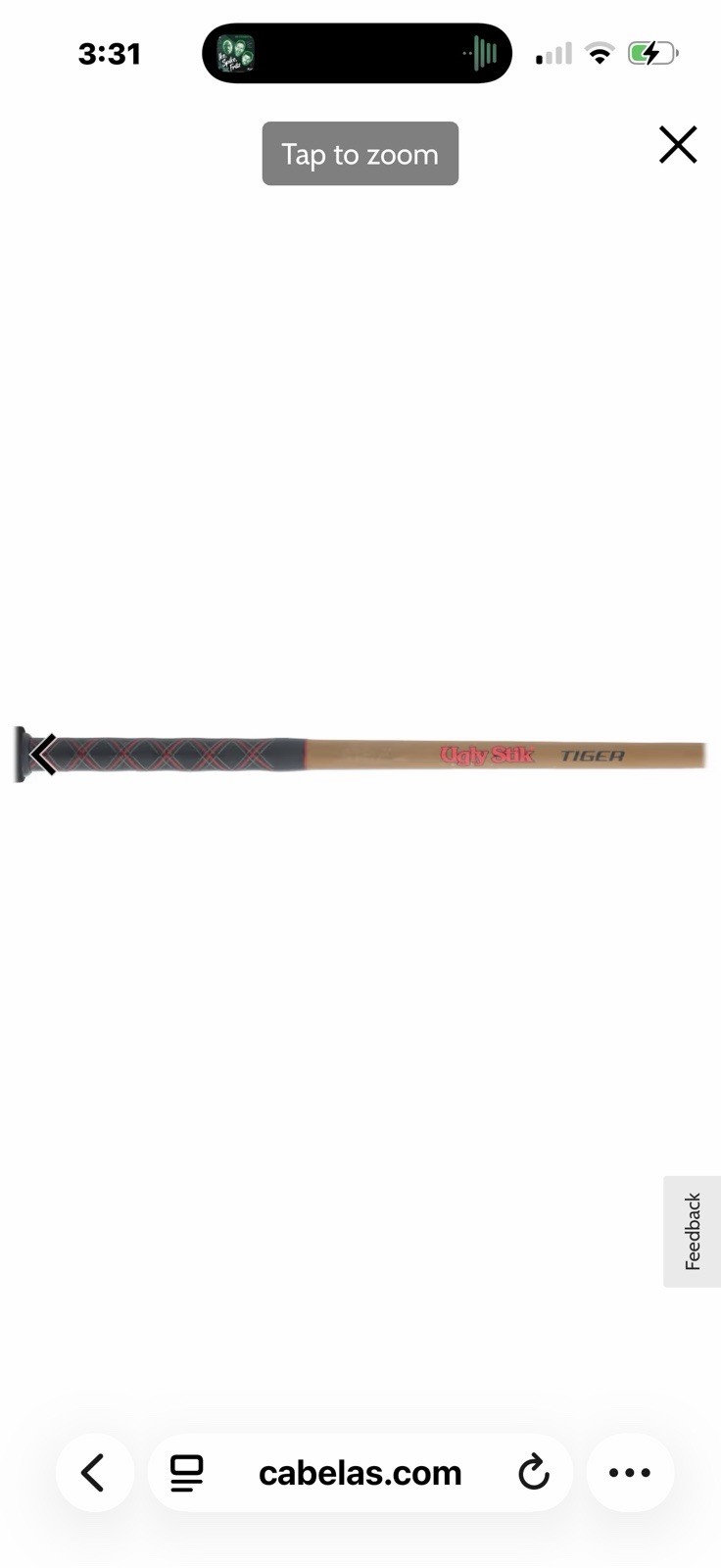 Ugly Stick Tiger Shakespeare Conventional Rod USTB2050C701 USED Make Me Offer!!